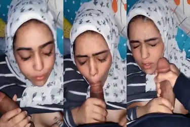 Bokep Hijab Arab Cantik Terima Semprotan Di Muka